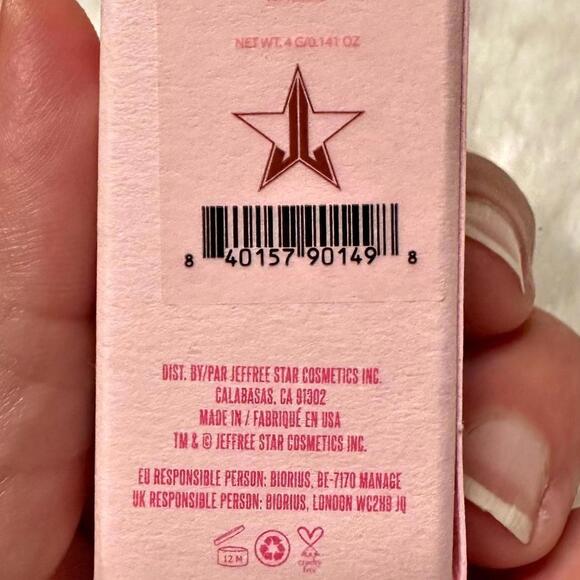 NIB Jeffree Star Velvet Trap Matte Lipstick Unicorn Blood Full Size 4g - Picture 7 of 8